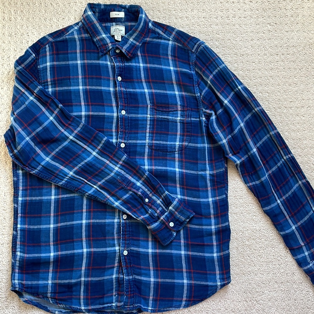 J crew slim fit cotton shirt